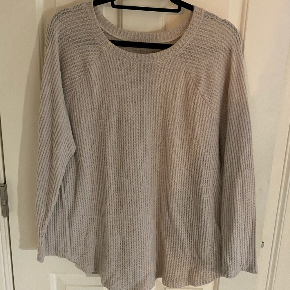 Waffle knit top
